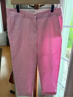 JCrew Light Pink Cropped Pants Size 4